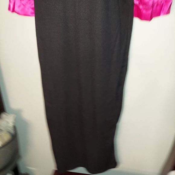 Women's Retro Plus Size Puff Half Sleeve Choker Dress - Picture 5 of 6